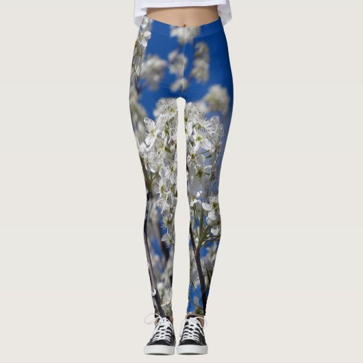 Bradford Pear Blooms Leggings (Voorkant)