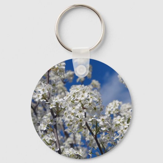 Bradford Pear Blooms Sleutelhanger (Voorkant)