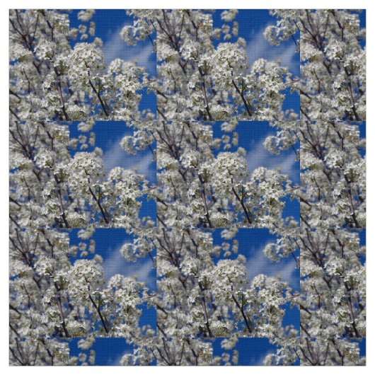Bradford Pear Blooms Stof (Swatch)