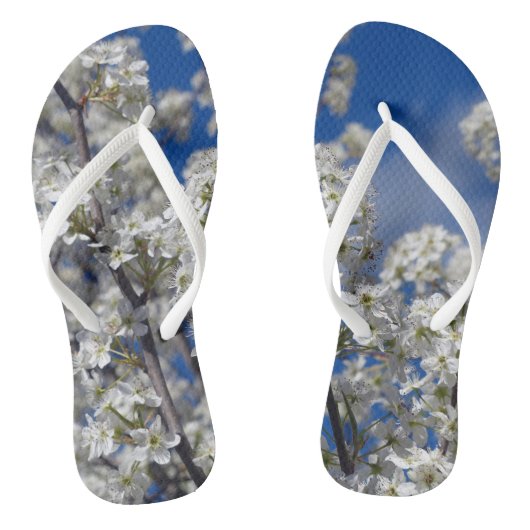 Bradford Pear Blooms Teenslippers (Voetbed)