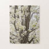 Bradford Pear Tree White Spring Floral Natuur Legpuzzel (Verticaal)