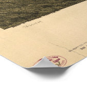 Bradford Pennsylvania 1995 Antiek Panorama Poster (Hoek)