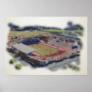 Bradford Rugby League, Odsal Stadium Coral Stand Poster