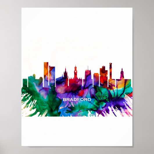 Bradford Skyline Poster (Voorkant)