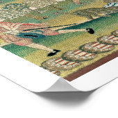 Bradford Table Carpet, details van landelijke scèn Poster (Hoek)