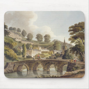 Bradford uit 'Bath geïllustreerd door een serie v Muismat