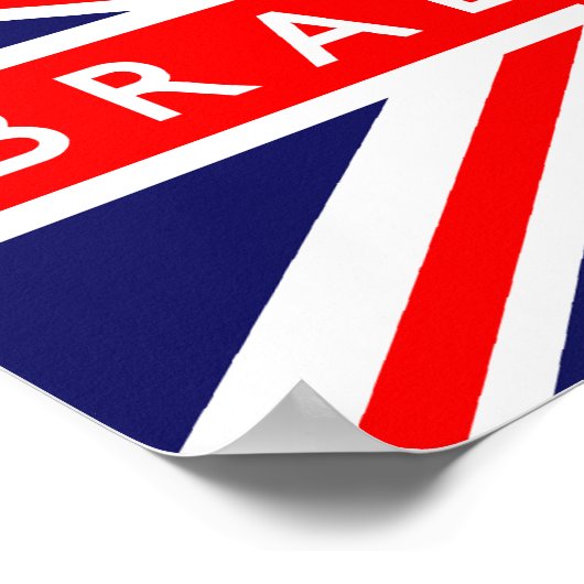 Bradford UK Flag Poster (Hoek)