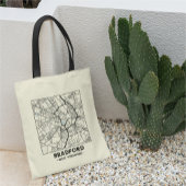 Bradford, West Yorkshire City Map Tote Bag