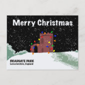 Bradgate Park Christmas Kaart (Voorkant)
