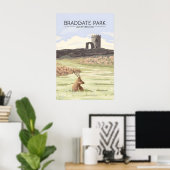 Bradgate Park Leicestershire Reisposter Poster (Thuiskantoor)