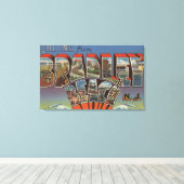 Bradley Beach, New Jersey - Large Letter Scenes Canvas Afdruk (Insitu (Houten vloer))