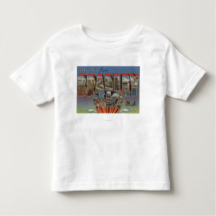 Bradley Beach, New Jersey - Large Letter Scenes Kinder Shirts