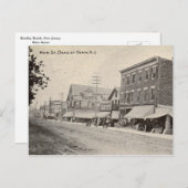 Bradley Beach, New Jersey, Main Street, Briefkaart (Voorkant / Achterkant)