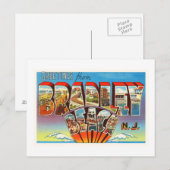Bradley Beach New Jersey NJ  Old Briefkaart- Briefkaart (Voorkant / Achterkant)