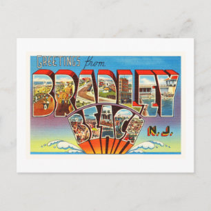 Bradley Beach New Jersey NJ  Old Briefkaart- Briefkaart