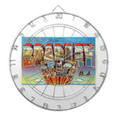 Bradley Beach New Jersey NJ  Old Briefkaart- Dartbord (Voorkant)
