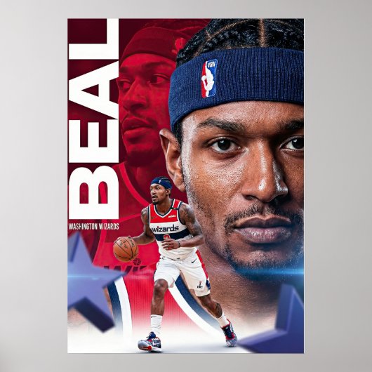  Bradley Beal | Washington Wizards All-Star Poster (Voorkant)