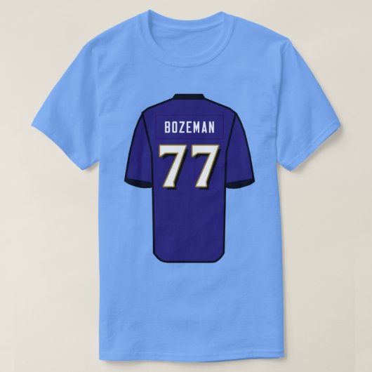 Bradley Bozeman Jersey T-shirt (Design voorkant)