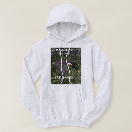 Bradley Brook Eagle Fly Hoodie (Design voorkant)