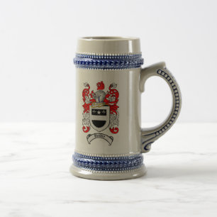 Bradley Coat of Arms Stein / Bradley Family Crest Bierpul
