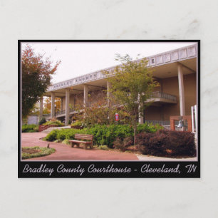 Bradley County Courthouse - Cleveland, TN Briefkaart