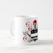 Bradley Family Crest Coat-of-Arms Koffiemok (Voorkant links)