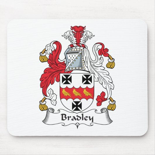 Bradley Family Crest Muismat (Voorkant)