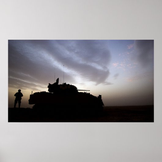 Bradley Fighting Vehicle Poster (Voorkant)