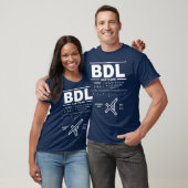Bradley International Airport (BDL) T-shirt (Unisex)