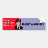Bradley Manning Bumpersticker (Voorkant)