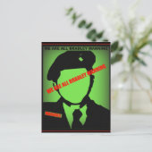 Bradley Manning Design Briefkaart (Staand voorkant)