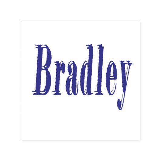 Bradley, naam Logo, Zelfinktende Stempel (Design)