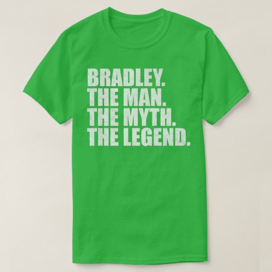 BradleyBradley Naam Bradley Voornaam T-shirt (Design voorkant)