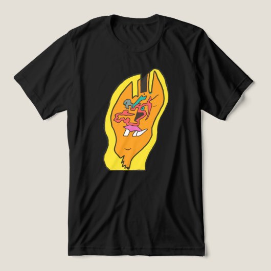 Brads parasiet Tri-Blend shirt (Design voorkant)