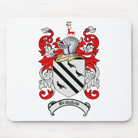 BRADSHAW FAMILIE CREST - BRADSHAW COAT VAN WAPENS MUISMAT (Voorkant)