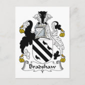 Bradshaw Family Crest Briefkaart (Voorkant)