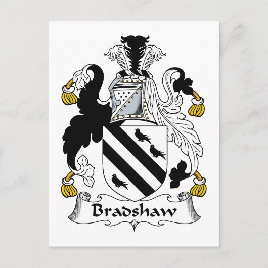 Bradshaw Family Crest Briefkaart (Voorkant)