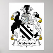 Bradshaw Family Crest Poster (Voorkant)