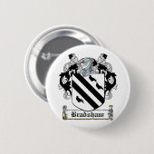 Bradshaw Family Crest Ronde Button 5,7 Cm (Voorkant /achterkant)