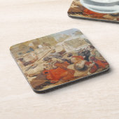 Bradshaw's defence of Manchester (1642) Drankjes Onderzetter (Linkerzijde)