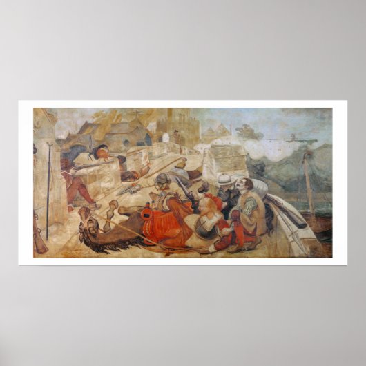 Bradshaw's defence of Manchester (1642) Poster (Voorkant)