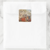 Bradshaw's defence of Manchester (1642) Vierkante Sticker (Tas)
