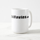 BradsMovies-Logo-ontwerp op een Koffiemok (Voorkant rechts)