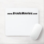 BradsMovies-Logo-ontwerp op een Muismat (Met muis)