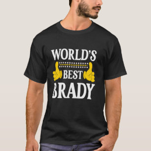 Brady Achternaam Funny Team Familie Achternaam Wer T-shirt