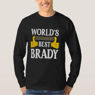 Brady Achternaam Funny Team Familie Achternaam Wer T-shirt