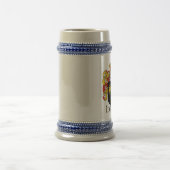 Brady Coat of Arms Stein / Brady Family Crest Bierpul (Center)