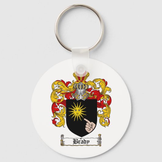 BRADY FAMILY CREST - BRADY COAT VAN WAPENS SLEUTELHANGER (Voorkant)