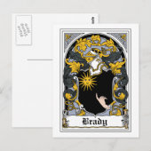 Brady Family Crest Briefkaart (Voorkant / Achterkant)