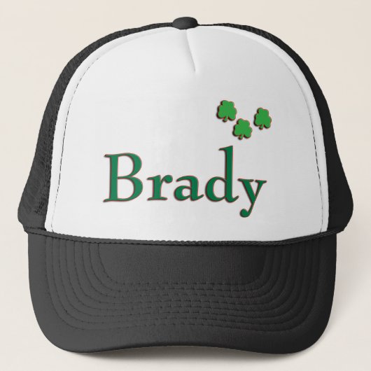 Brady Irish Trucker Pet (Voorkant)